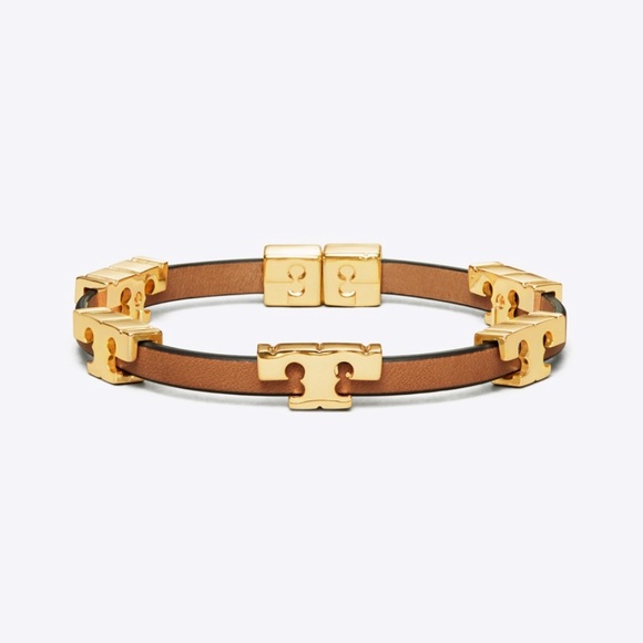 Tory Burch Jewelry - NWT TORY BURCH SERIF-T SINGLE WRAP BRACELET